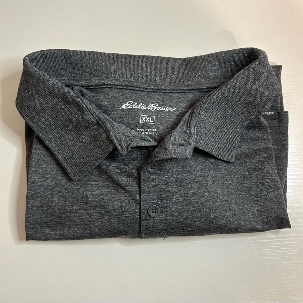 Eddie Bauer Polo, Gray‎ XXL